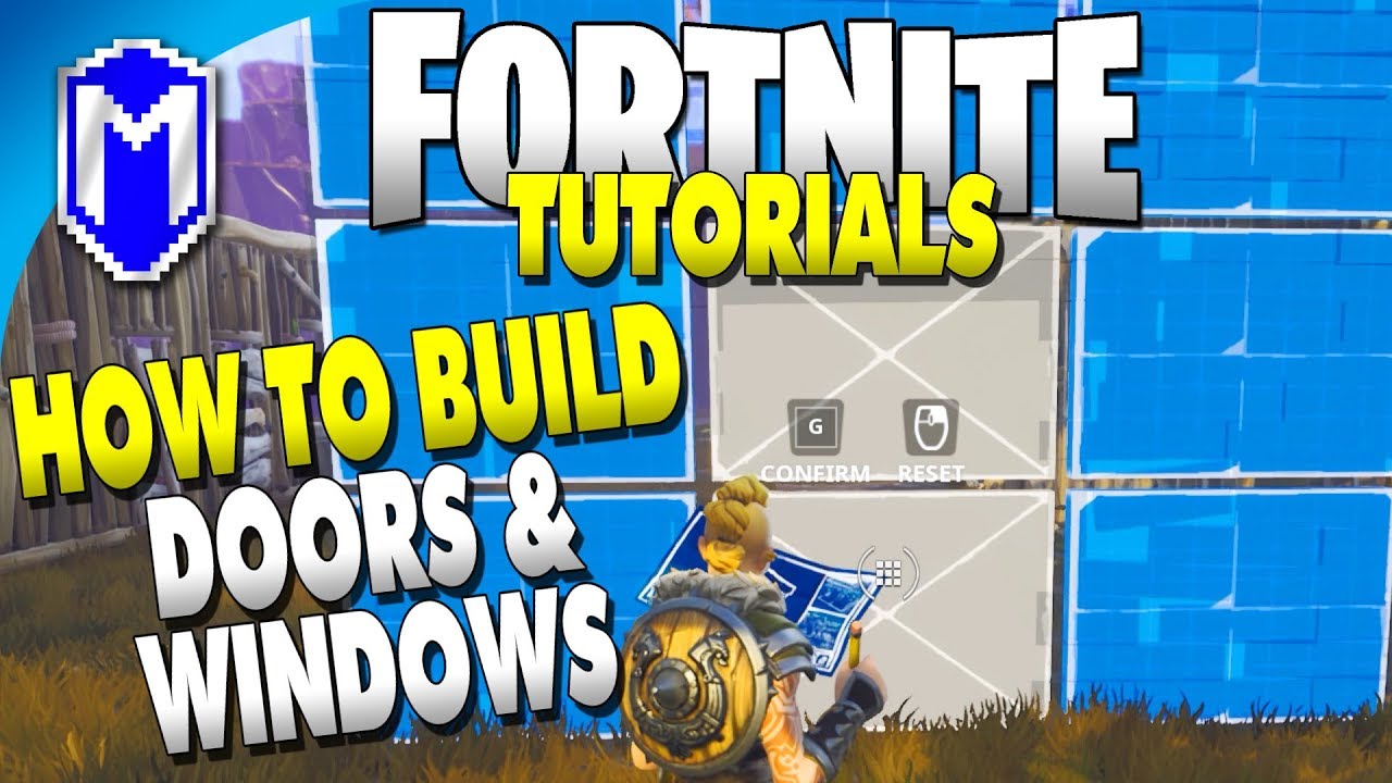 how to build doors and windows wall portals fortnite save the world pc tutorial and how to guide macghriogair - fortnite save the world walkthrough part 1